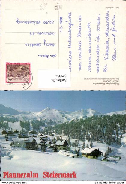 639994,Planneralm Winteransicht Irdning-Donnersbachtal