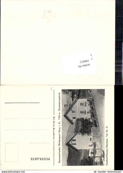 744011 Gasthaus Stenitzer Haus im Ennstal Liezen