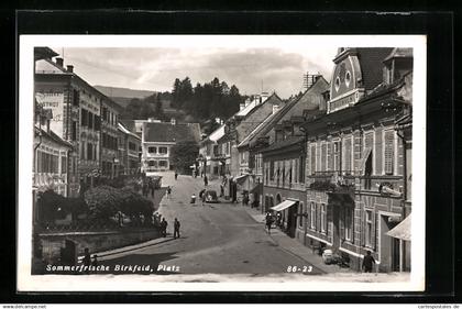 AK Birkfeld, auf dem städtischen Platz