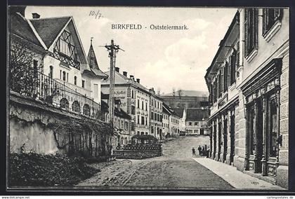 AK Birkfeld, Strassenpartie im Ort