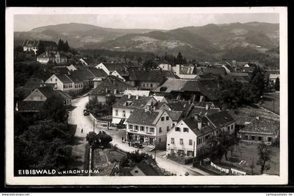 AK Eibiswald, Ortsansicht vom Kirchturm aus
