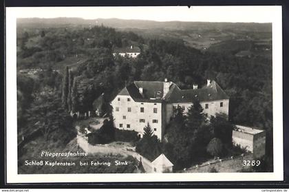 AK Fehring, Schloss Kapfenstein, Fliegeraufnahme