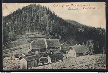 AK Frohnleiten, Hochalm, Gasthaus Almwirth