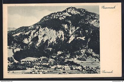 AK Stainach /Seiermark, Teilansicht mit Bergen
