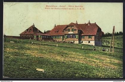 AK Stubalmhaus Gaberl, Berghütte im Besitz der Sektion Köflach des D. u. Ö. A.-V.