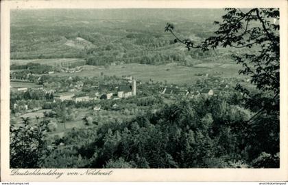 CPA Deutschlandsberg Steiermark, Deutschlandsberg von Nordwest, Landschaftsaufnahme, Schwarz-Weiß