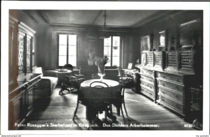 Krieglach Steiermark Arbeitszimmer Sterbehaus Peter Rosegger