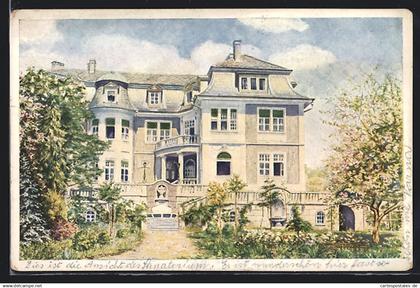 Künstler-AK Fehring, Sanatorium von Dr. Lemperg in Hatzendorf