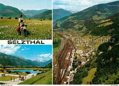 Selzthal Panorama Schwimmbad Fliegeraufnahme
