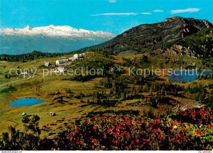 Tauplitz Steiermark AT Tauplitzalm mit Dachstein Landschaftspanorama Dachsteinge