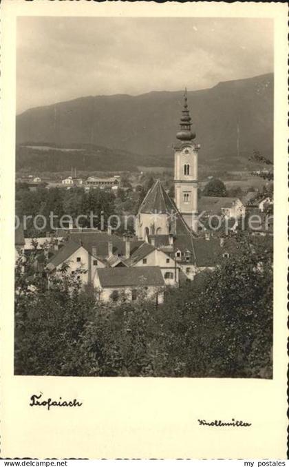 Trofaiach Ortsansicht mit Kirche