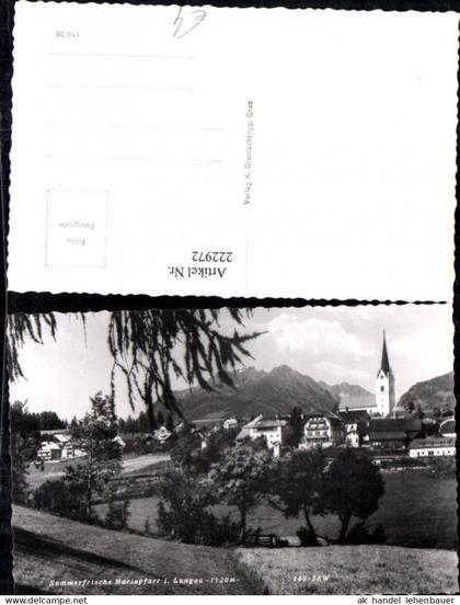 222972,Mariapfarr i. Lungau Teilansicht