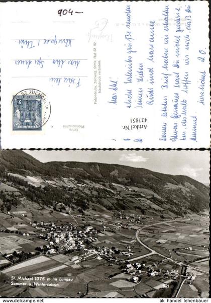 437851,St. Michael im Lungau Totale Fliegeraufnahme