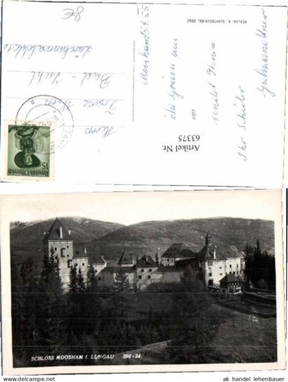 63375,Schloss Moosham im Lungau Tamsweg