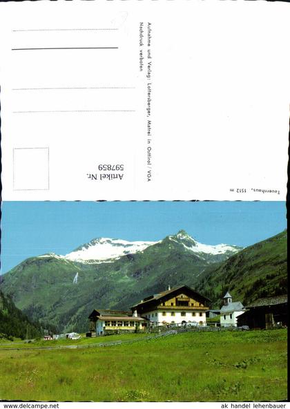 597859,Tauernhaus Matrei in Osttirol