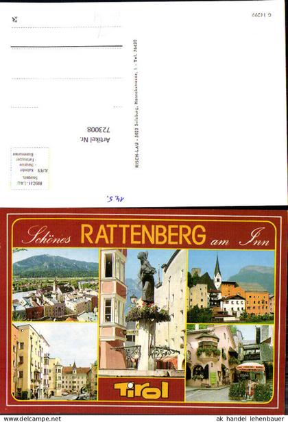 723008 Rattenberg Schönes Rattenberg am Inn Bez. Kufstein