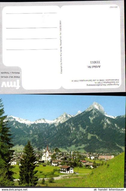 723011 Reutte Breitenwang Gaichtspitze Hahnenkamm Gehrenspitze Marktgemeinde Reutte Bez. Reutte