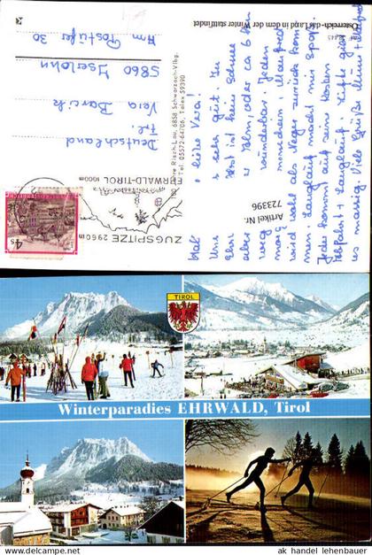 723396 Ehrwald Winterparadies Ehrwald Wintersport Zugspitze