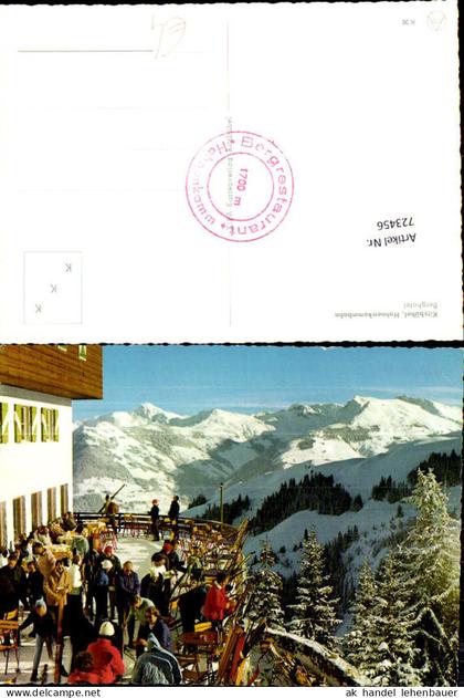 723456 Kitzbühel Hahnenkammbahn Berghotel Gemeinde Kitzbühel Bez. Kitzbühel