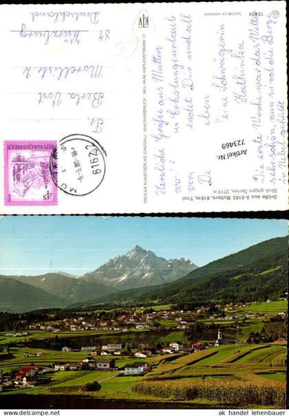 723469 Mutters Blick gegen Berge Gemeinde Mutters Bez. Innsbruck-Land