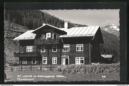 AK St. Jakob /Defereggental, Gasthaus Forellenhof