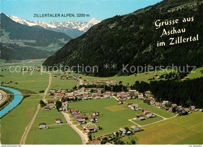 Aschau Zillertal Fliegeraufnahme Zillertal Kaufhaus Waldner