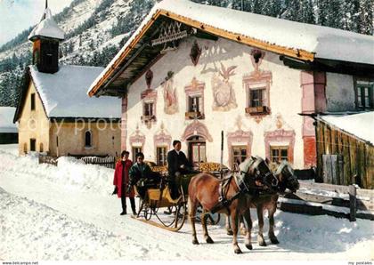 Leutasch Schlittenpartie