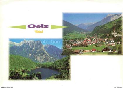 Oetz oetz Tirol AT Piburger See mit Acherkogel oetztalpartie