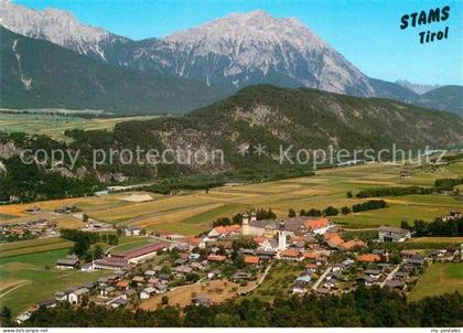 Stams Fliegeraufnahme Stift