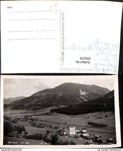 659276,Foto Ak Brixen im Tal Kirche Brixen im Thale pub Ad. Künz 1355