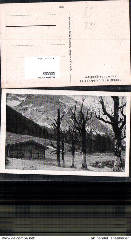 668560,Vomp Hochalm im Laliderertal Karwendelgebirge Lalidersalm