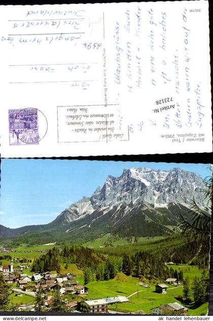 723128 Biberwier mit Zugspitze Reutte Bez. Reutte