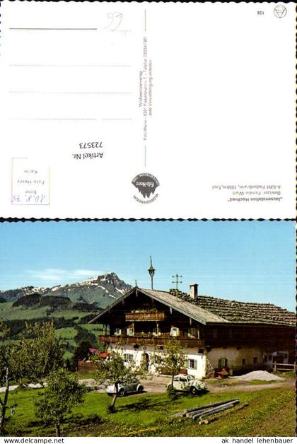 723573 Fieberbrunn Jausenstation Hochreit Gemeinde Fieberbrunn Bez. Kitzbühel VW Käfer