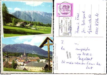 727024 Mehbild AK Imst Wegkreuz Linserhof Bez. Imst