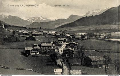 CPA Lauterbach Brixen im Thale Tirol, Landschaft mit Bergen, Häusern, Bäumen, Brixen im Tal