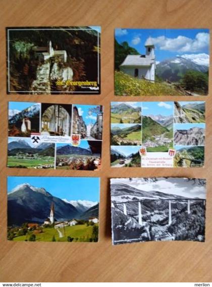 D205504  AK- CPM Österreich Tirol -Schwaz Vomp -Valsertal, Stuben St Anton Arlberg, St.Georgenberg, Telfes Europabrücke