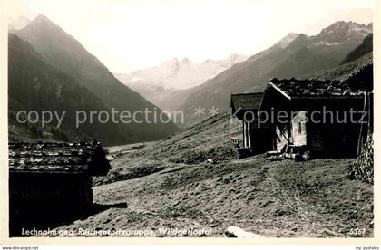 Gerlos Alpine Sommerfrische Hochtal Gerlos Zillertal Lechnalm gegen Reichenspitz