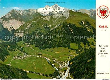 Kals Grossglockner Fliegeraufnahme