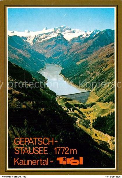 Kaunertal Gepatsch-Stausee Fliegeraufnahme