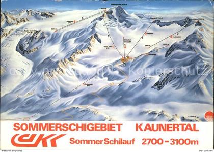 Kaunertal Sommerschigebiet oetztaler Alpen