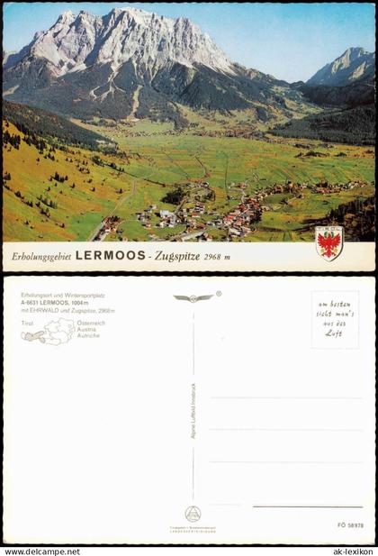 Lermoos Luftbild Luftaufnahme Erholungsgebiet LERMOOS-Zugspitze 1975