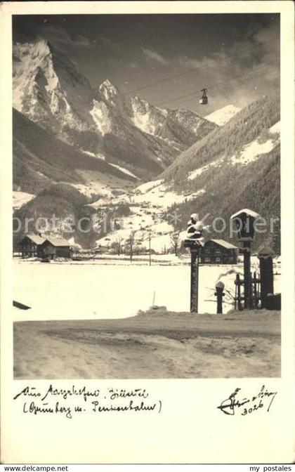 Mayrhofen Zillertal Seilbahn Gruenberg