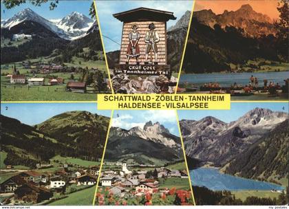 Tannheim Tirol Schattwald Zoeblen Haldensee Vilsalpsee