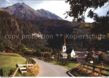 Umhausen Tirol Teilansicht Kirche