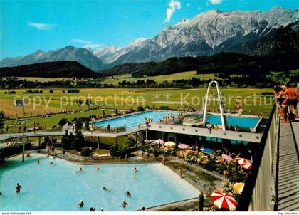 Wattens Alpenbad mit Bettelwurf