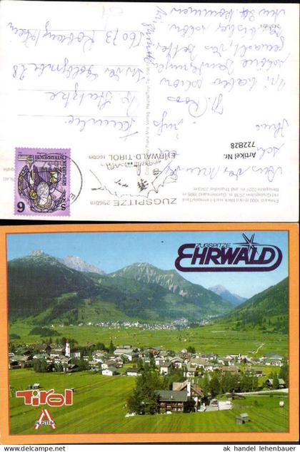 722828 Ehrwald Zugspitze-Kette Gemeinde Ehrwald Bez. Reutte