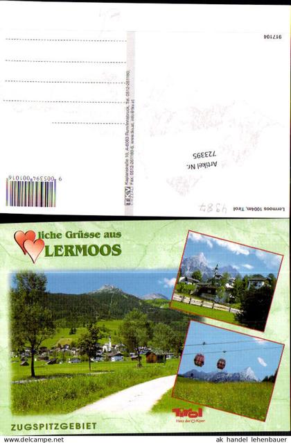 723395 Lermoos Herz der Alpen Lermoos Bez. Reutte