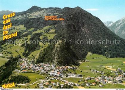 Arzl Pitztal Fliegeraufnahme