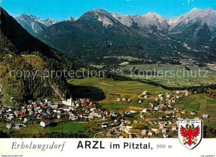 Arzl Pitztal Fliegeraufnahme