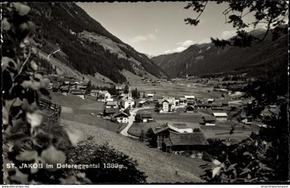 CPA St. Jakob im Defereggental, Durchblick zum Ort
